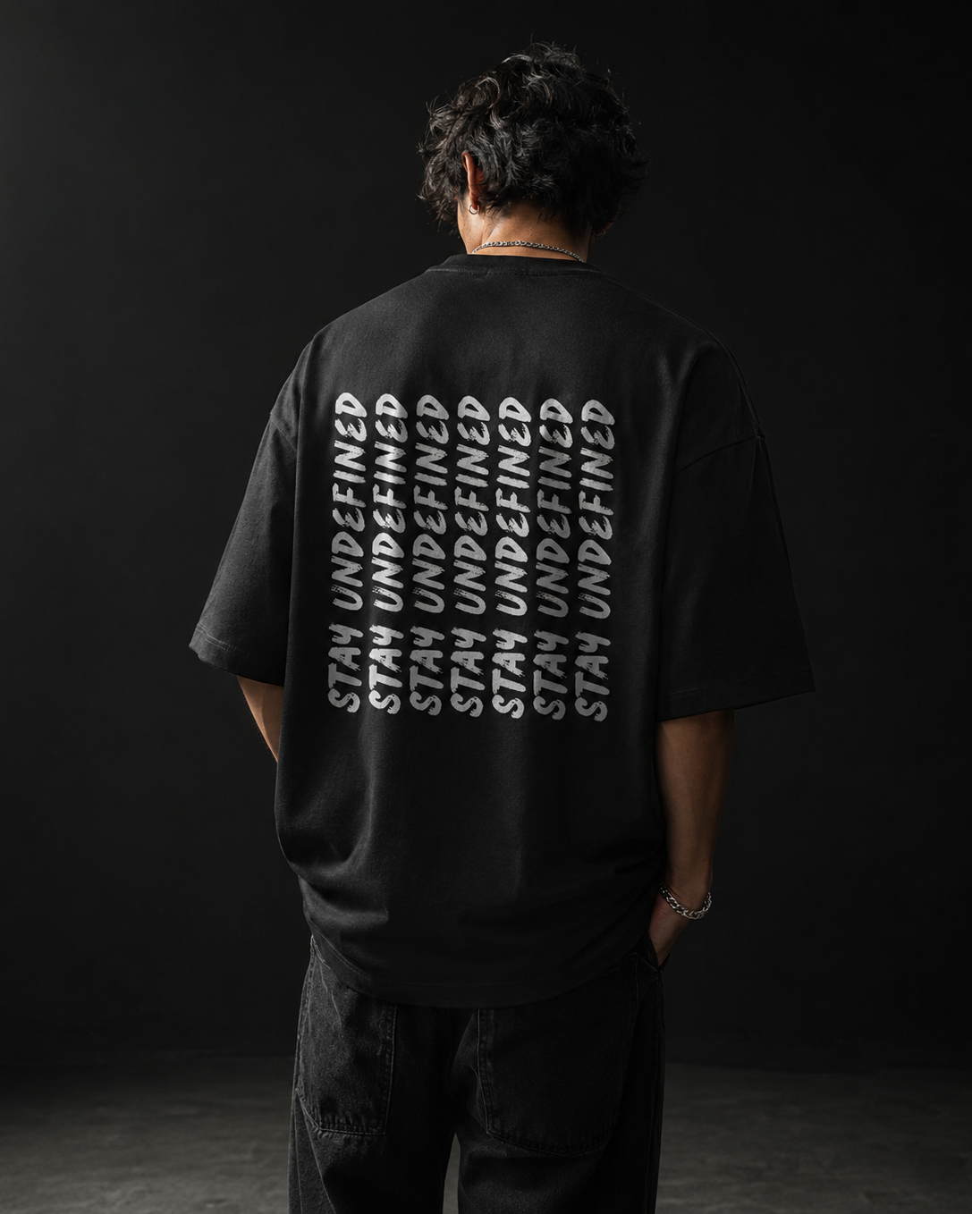 Stay Undefined Oversized Tee — GRIMTHRD Core