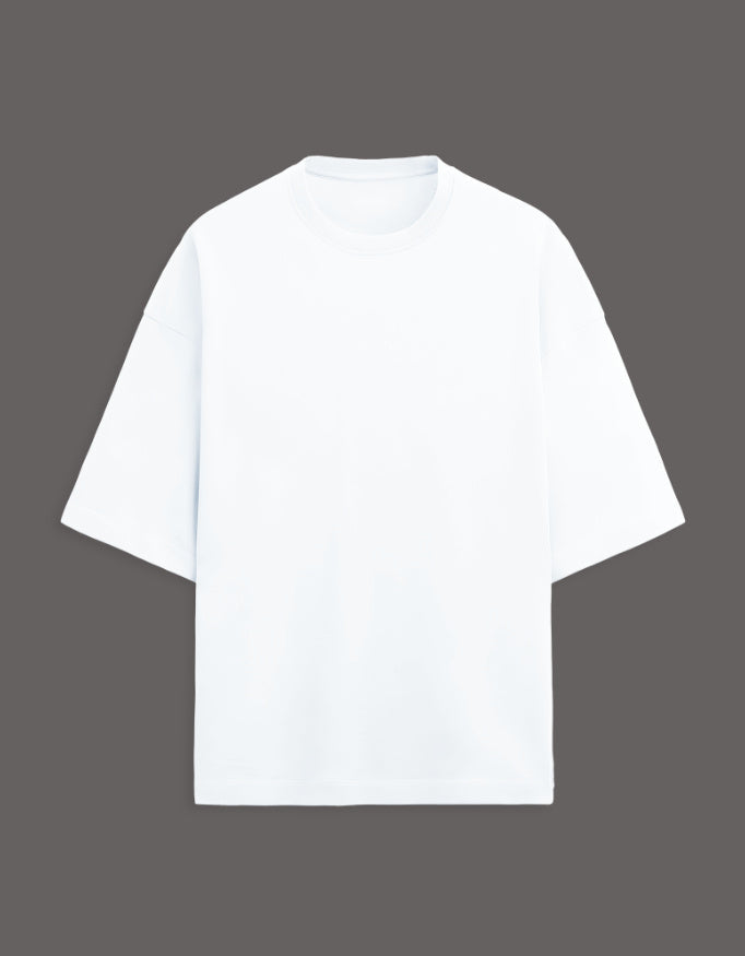 Heavyweight White Oversized Tee